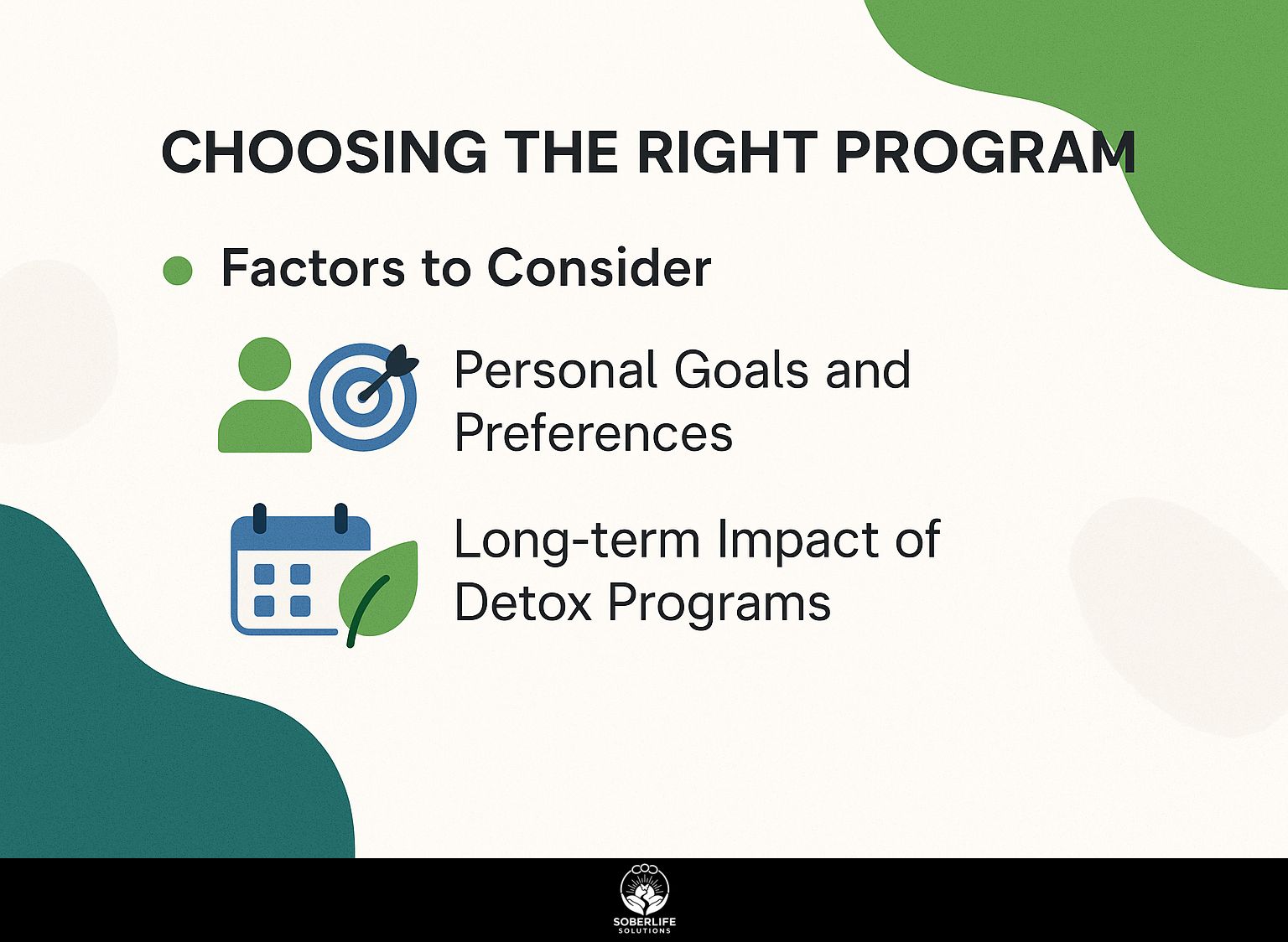 Choosing the Right Program