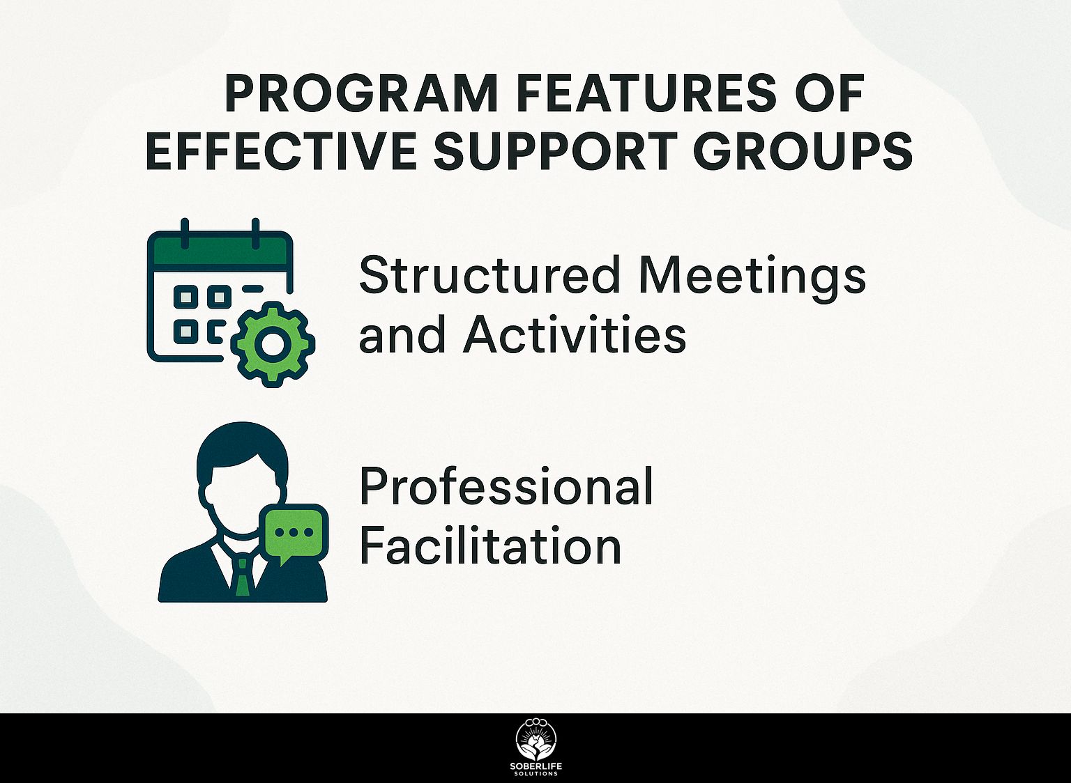 Program Features of Effective Support Groups