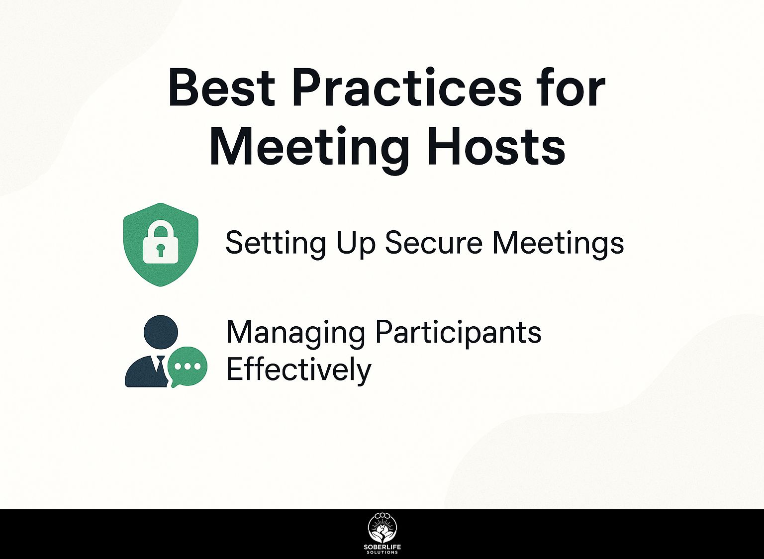 Best Practices for Meeting Hosts