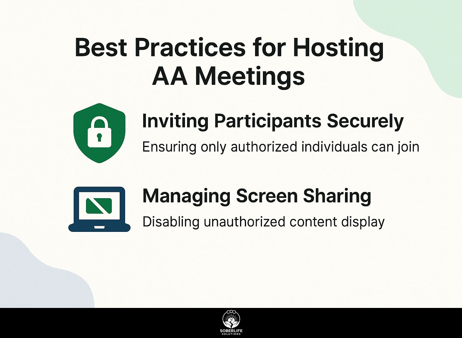 Best Practices for Hosting AA Meetings