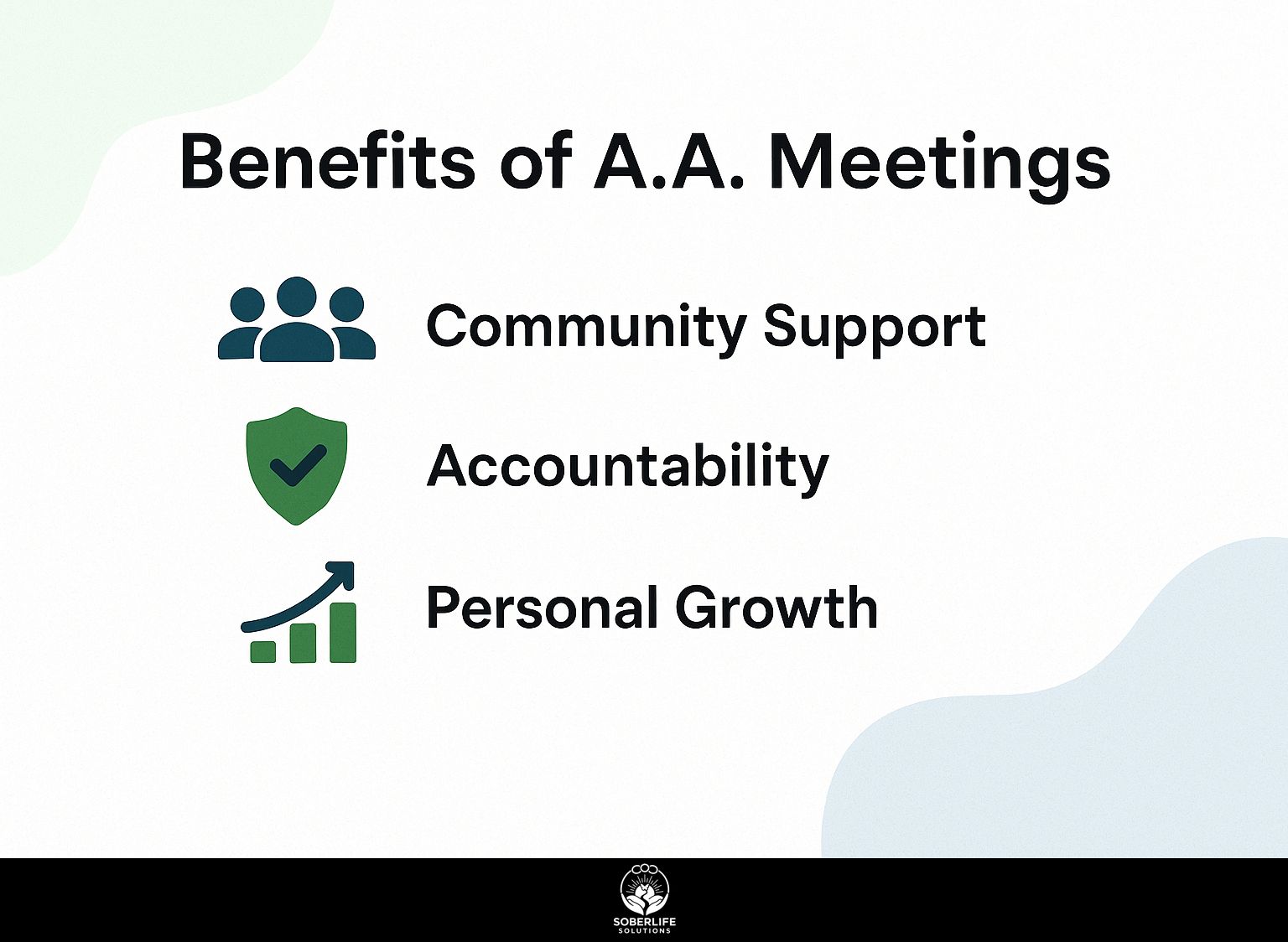 Benefits of A.A. Meetings