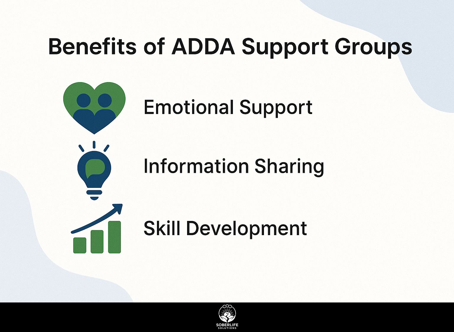 Benefits of ADDA Support Groups
