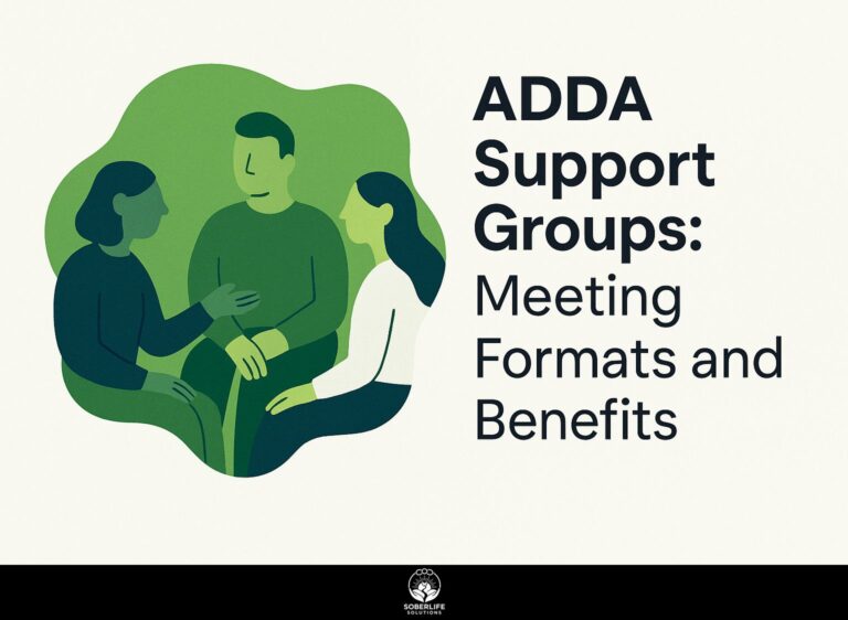 ADDA Support Groups: Meeting Formats and Benefits