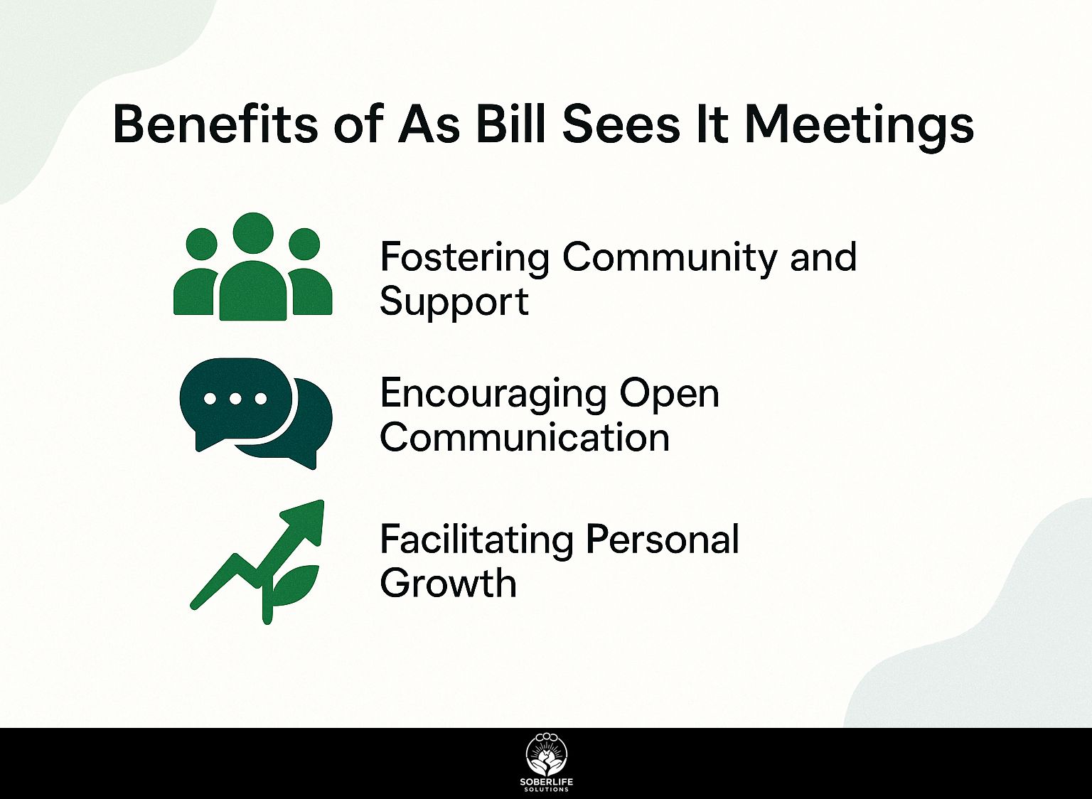 Benefits of As Bill Sees It Meetings