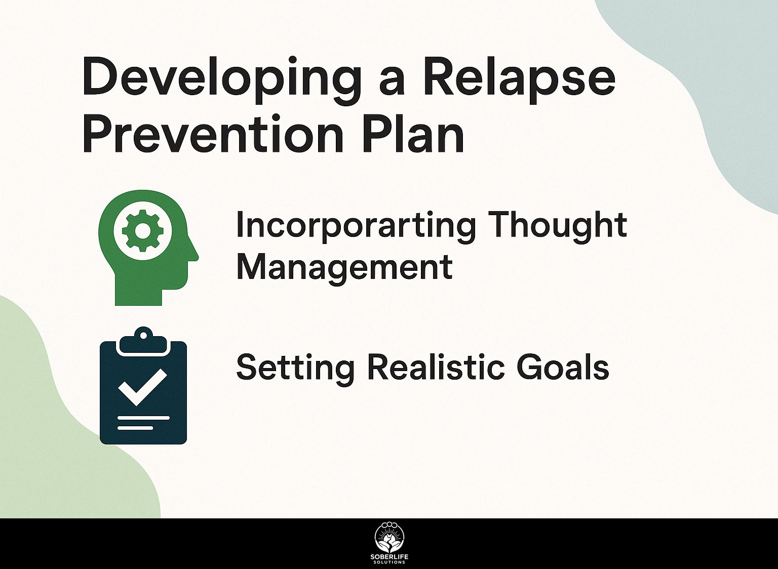 Developing a Relapse Prevention Plan