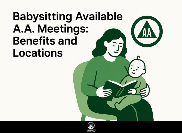 Babysitting Available A.A. Meetings: Benefits and Locations