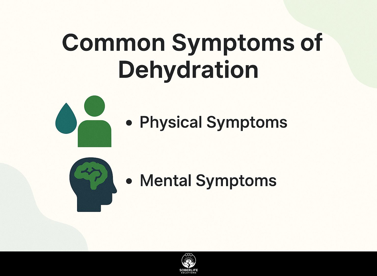 Common Symptoms of Dehydration