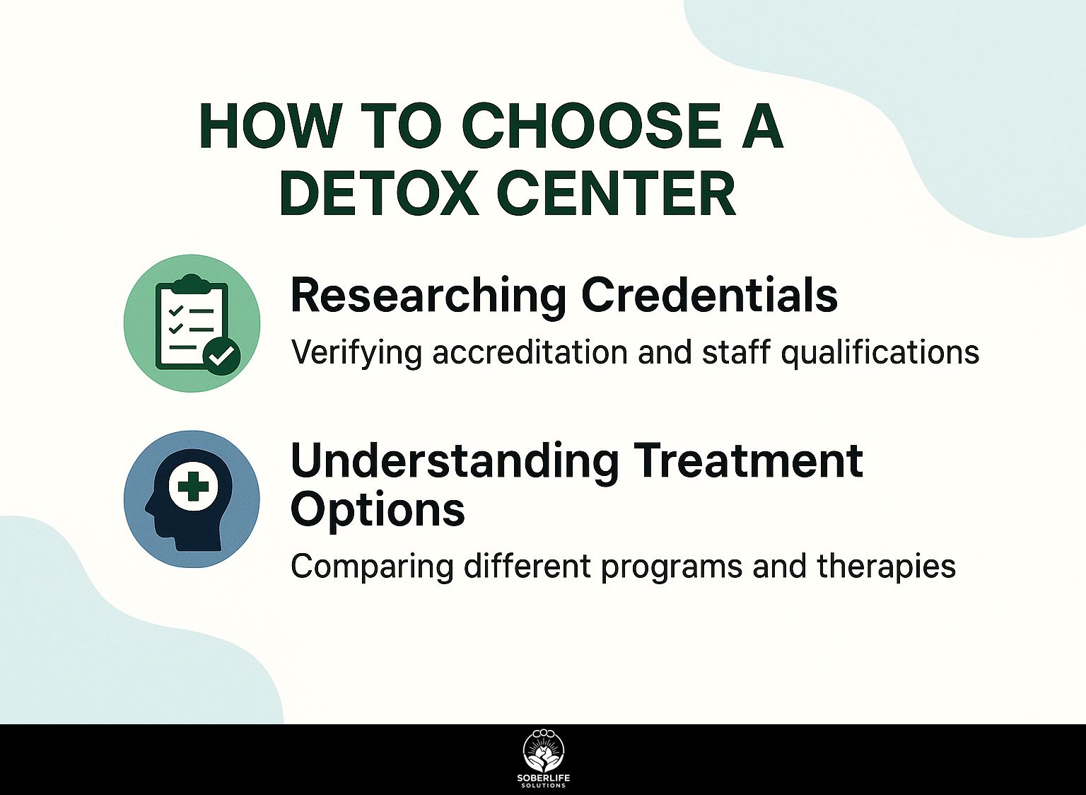 How to Choose a Detox Center