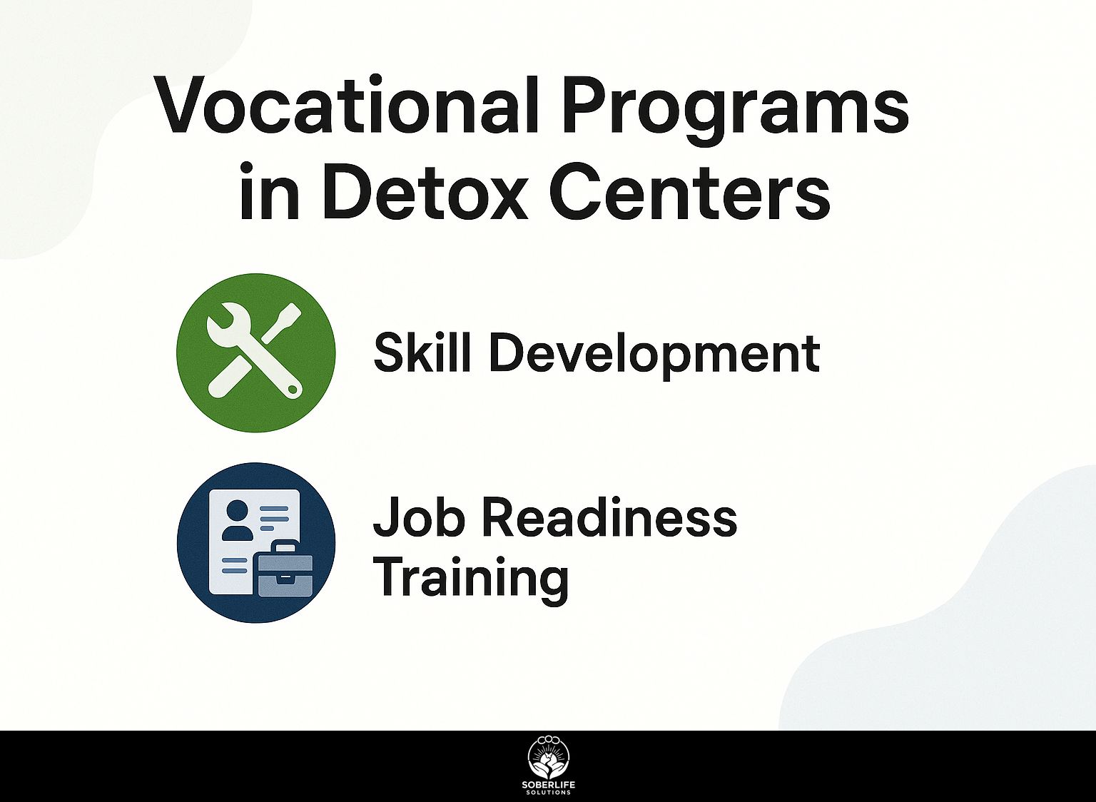 Vocational Programs in Detox Centers