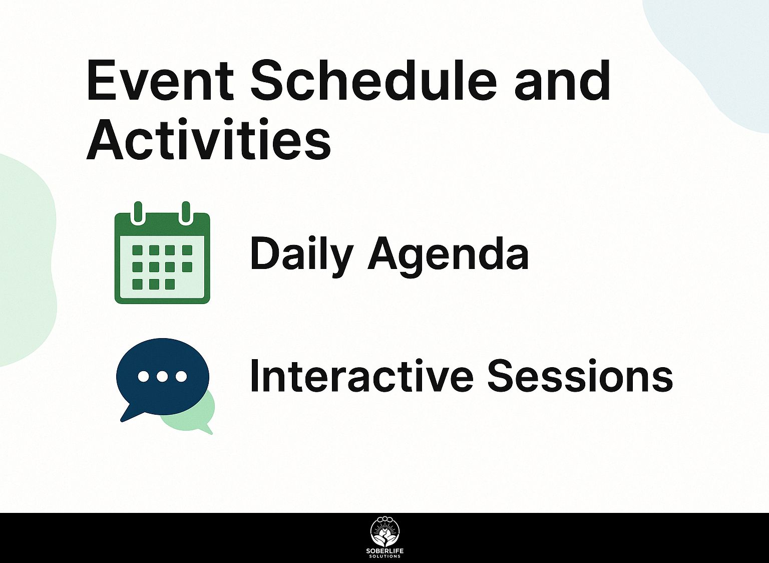 Event Schedule and Activities
