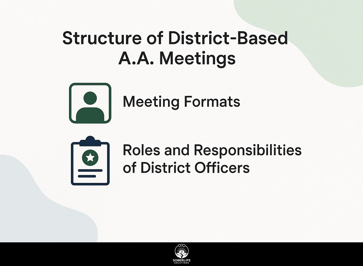 Structure of District-Based A.A. Meetings