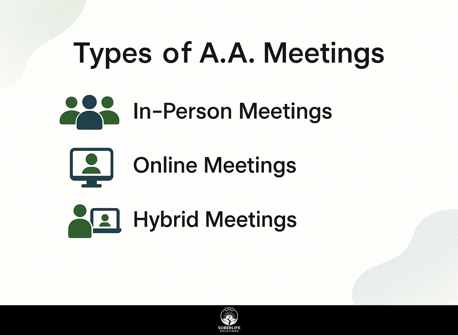 Types of A.A. Meetings