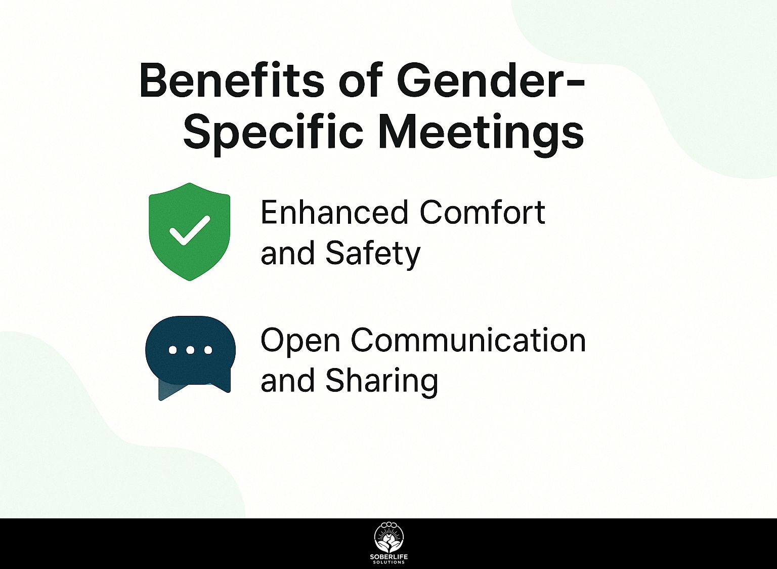 Benefits of Gender-Specific Meetings