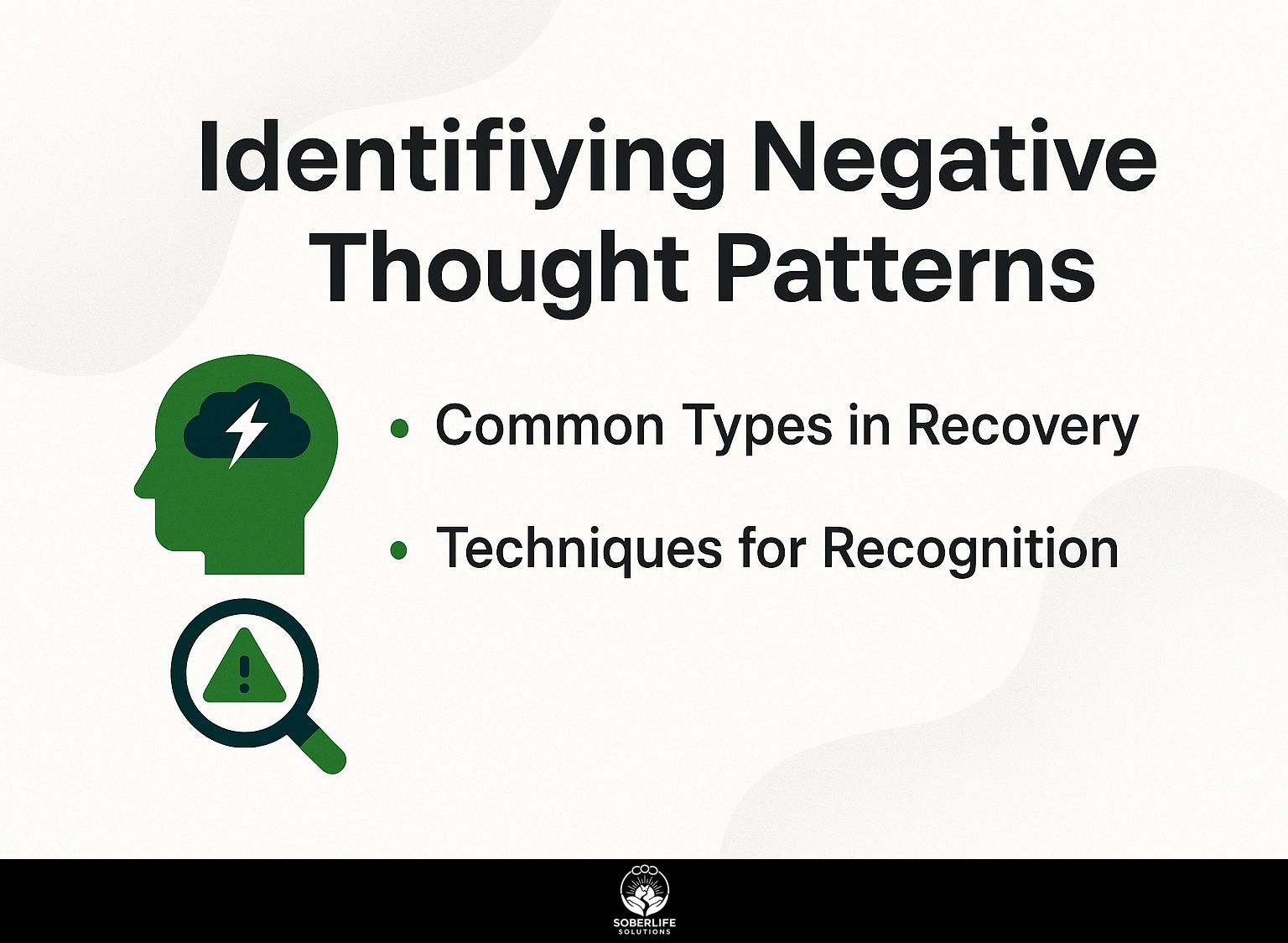Identifying Negative Thought Patterns