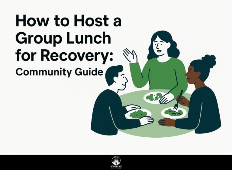How to Host a Group Lunch for Recovery: Community Guide