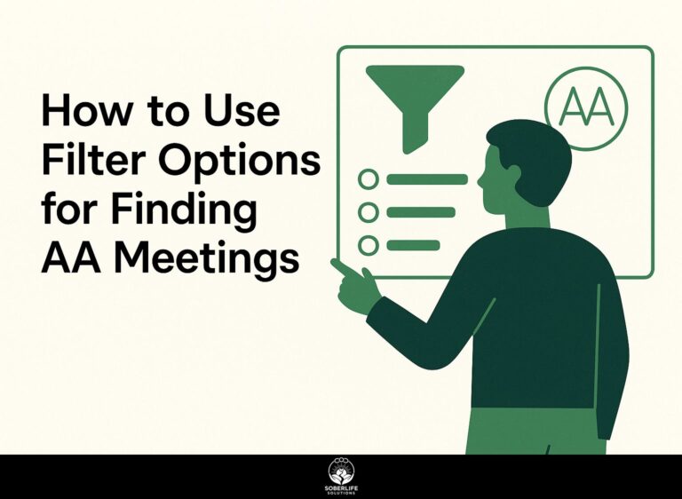 How to Use Filter Options for Finding AA Meetings
