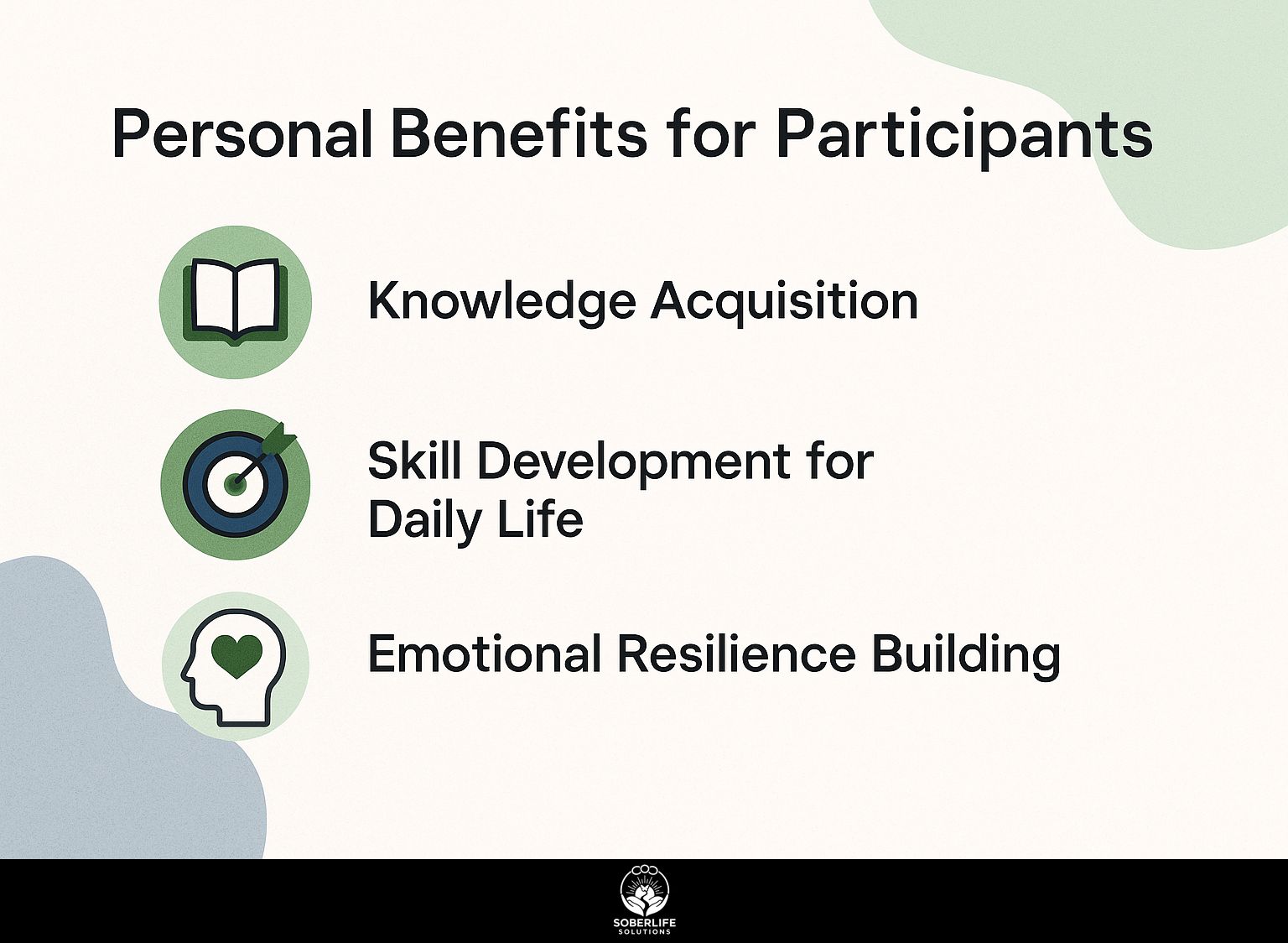 Personal Benefits for Participants