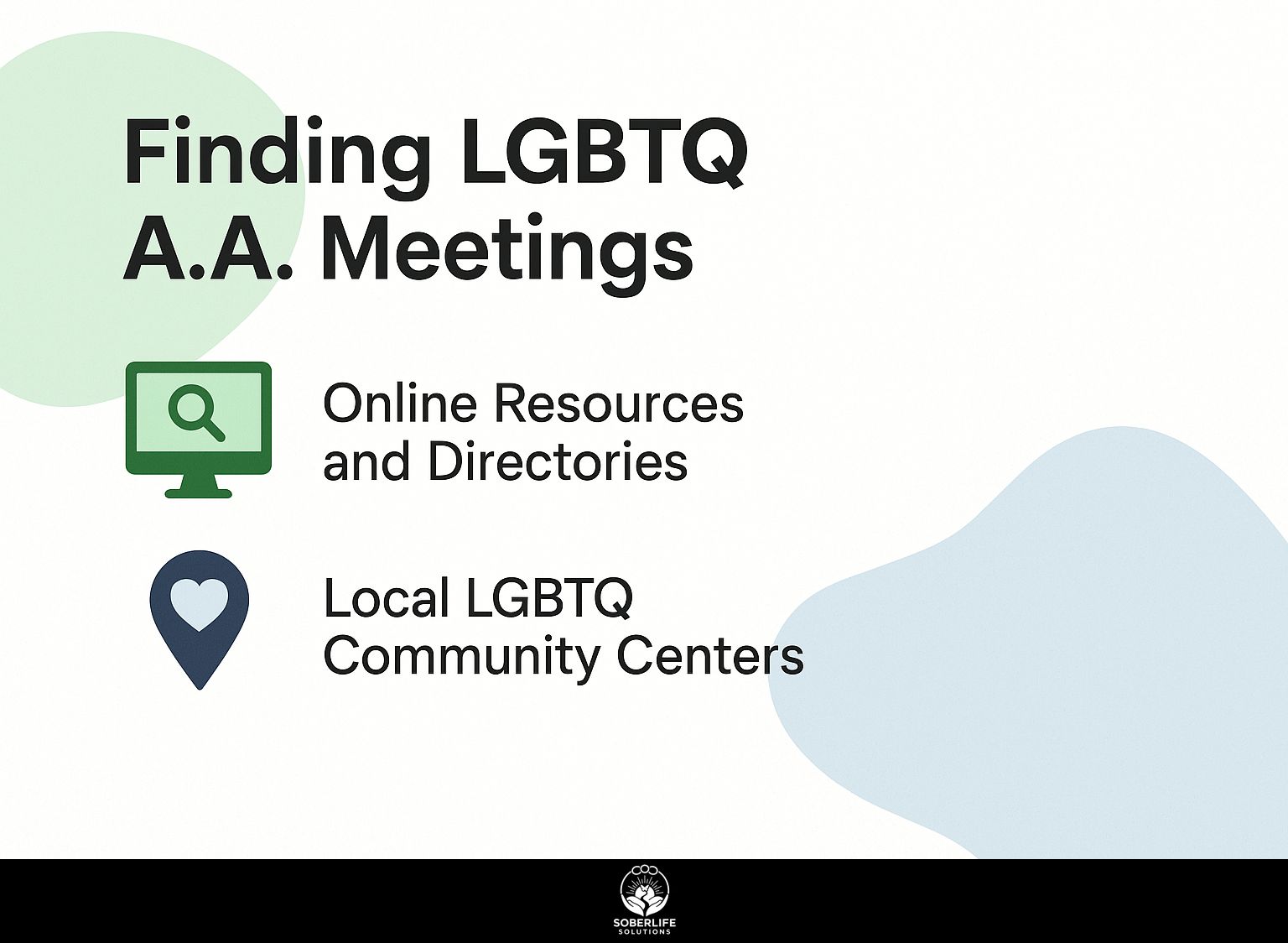 Finding LGBTQ A.A. Meetings