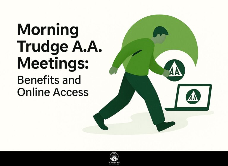 Morning Trudge A.A. Meetings: Benefits and Online Access