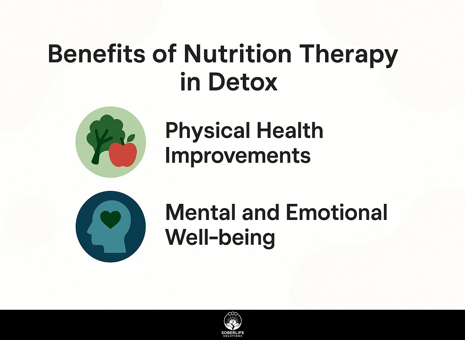 Benefits of Nutrition Therapy in Detox