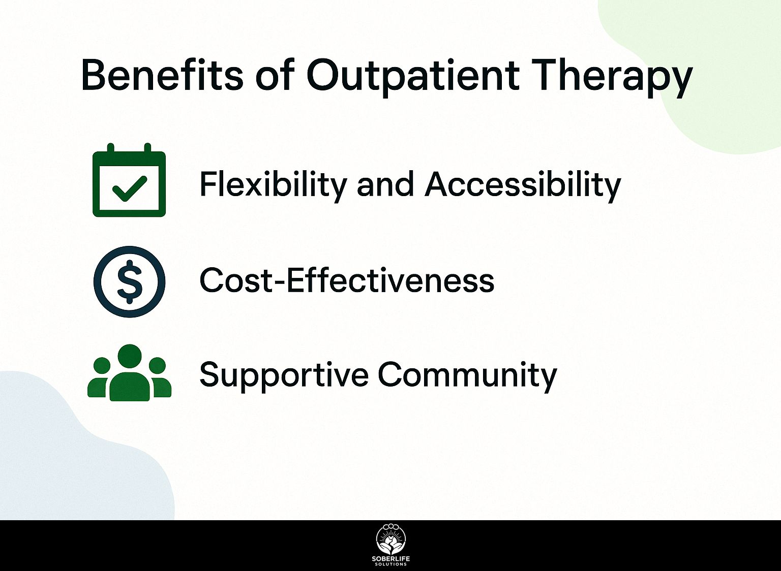 Benefits of Outpatient Therapy