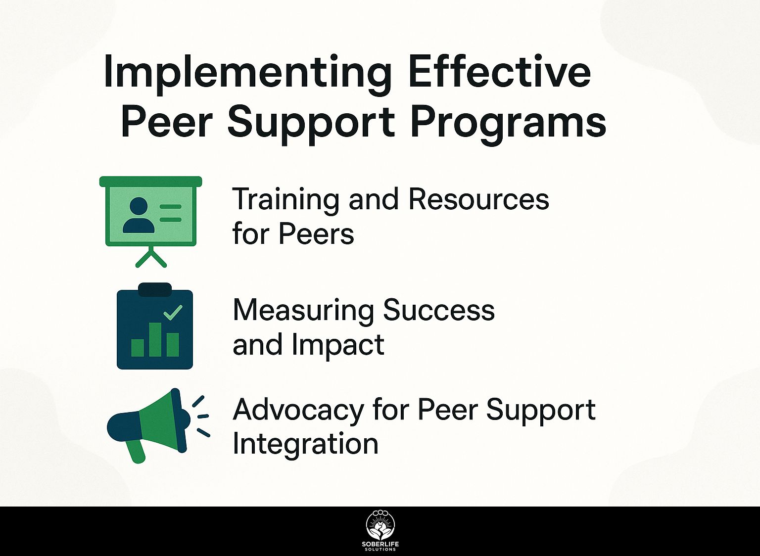 Implementing Effective Peer Support Programs