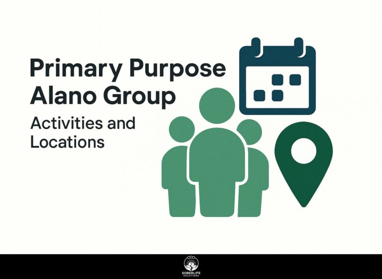 Primary Purpose Alano Group: Activities and Locations