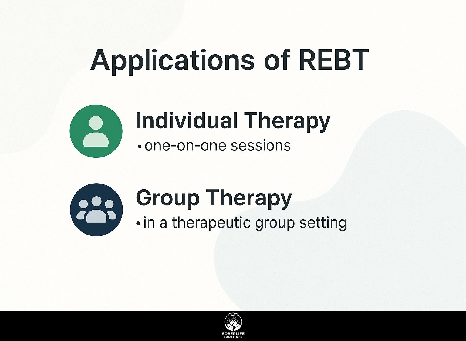 Applications of REBT