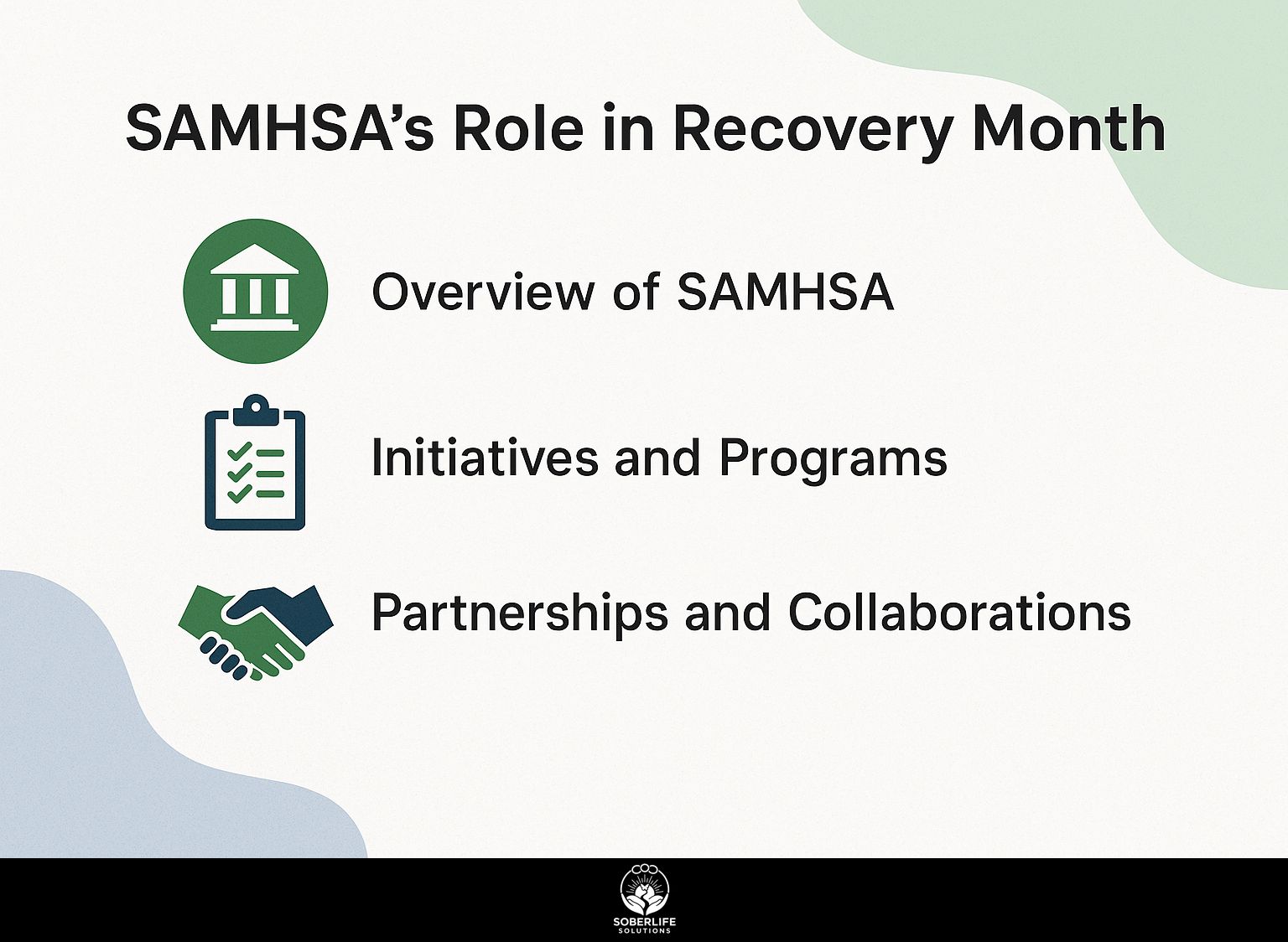 SAMHSA's Role in Recovery Month
