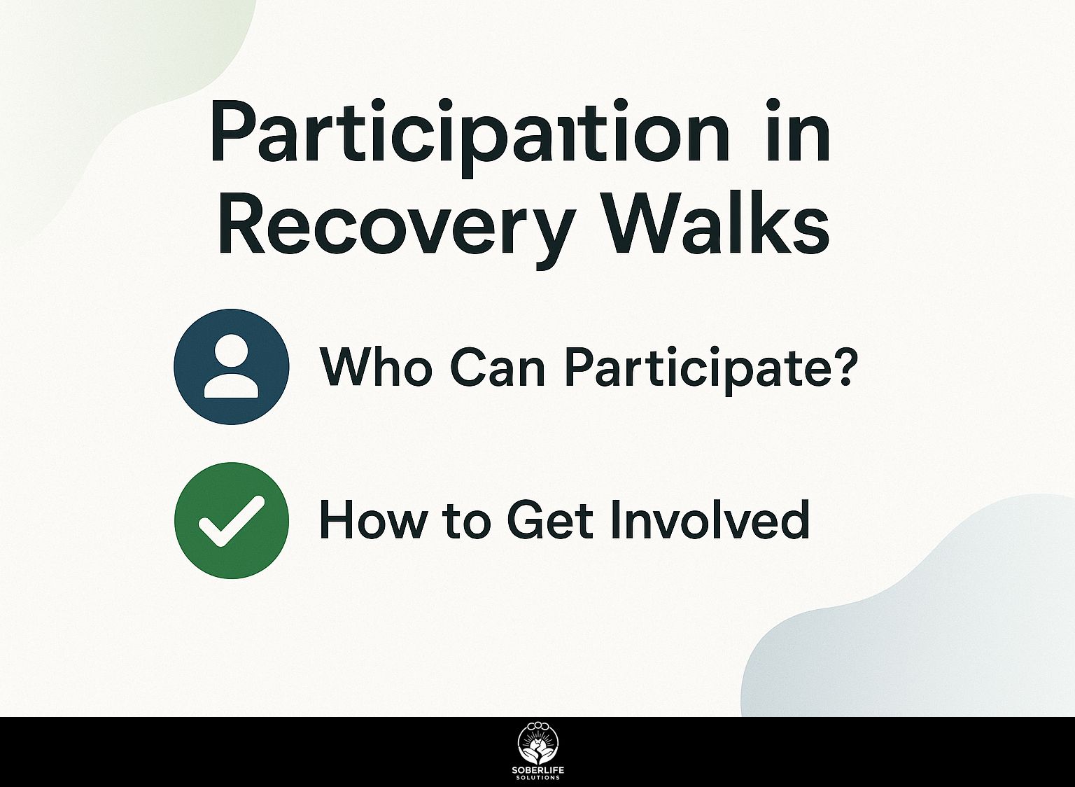 Participation in Recovery Walks