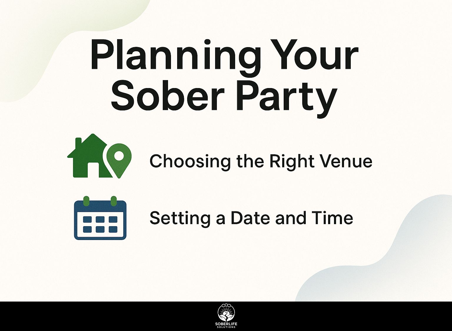 Planning Your Sober Party