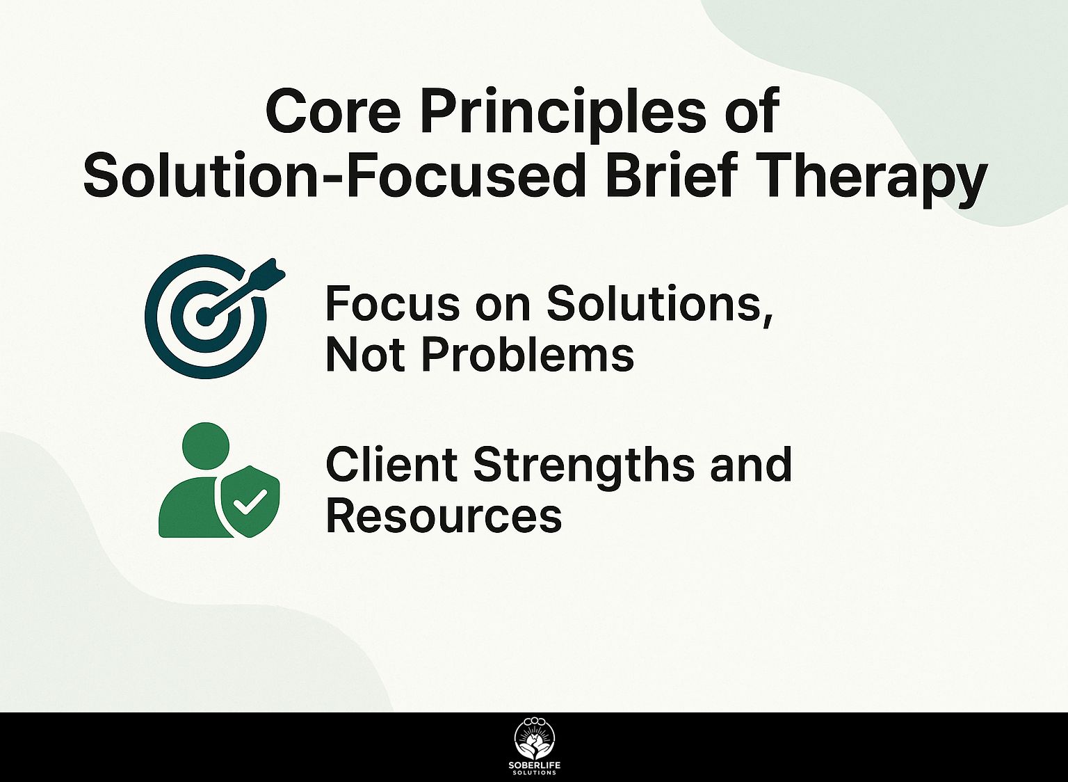 Core Principles of Solution-Focused Brief Therapy