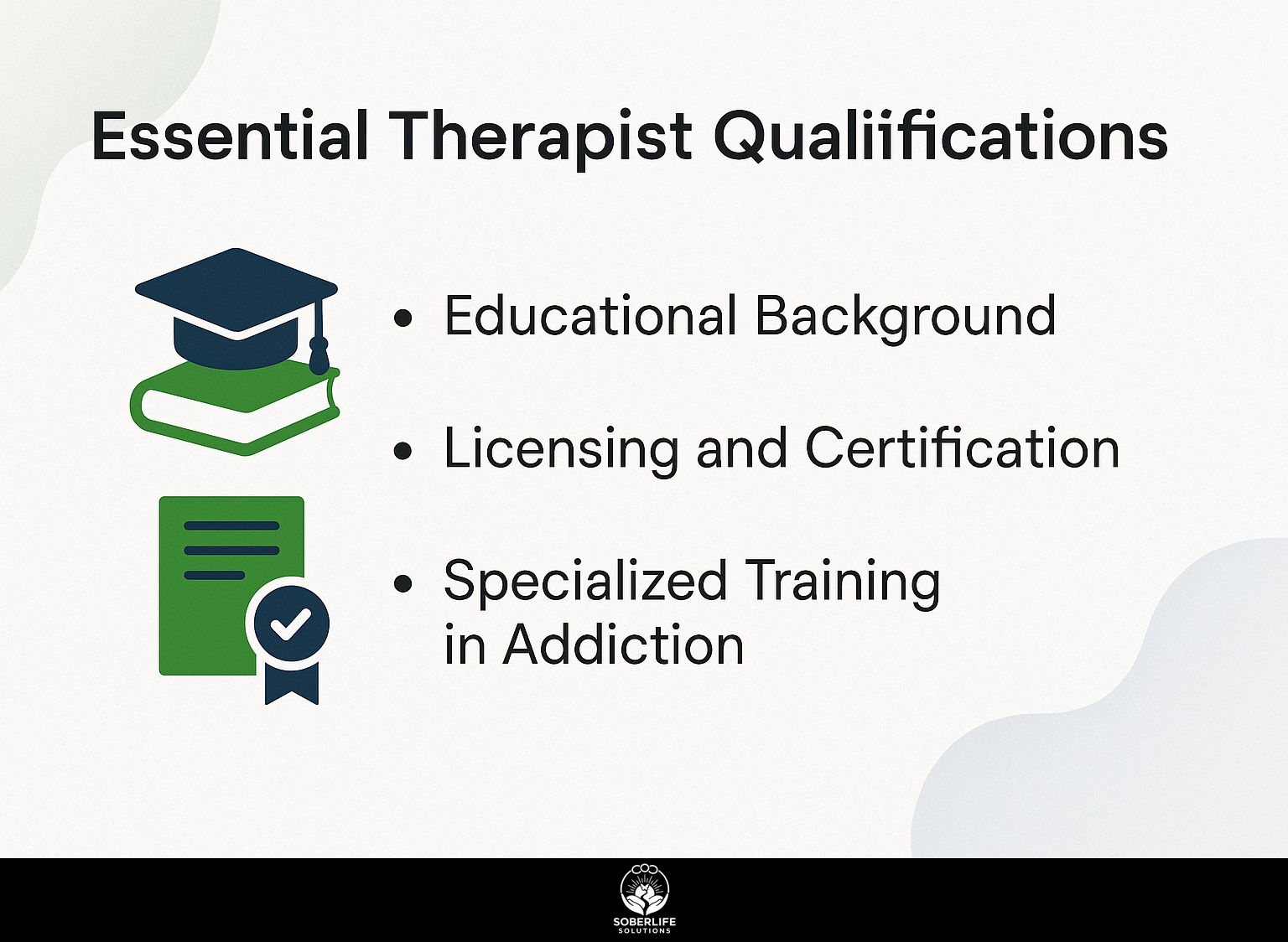Essential Therapist Qualifications