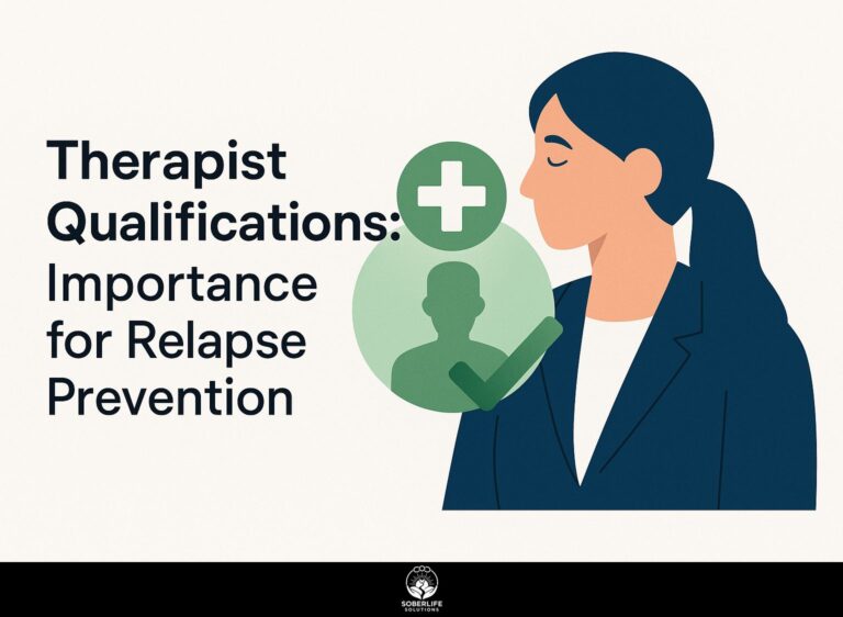 Therapist Qualifications: Importance for Relapse Prevention