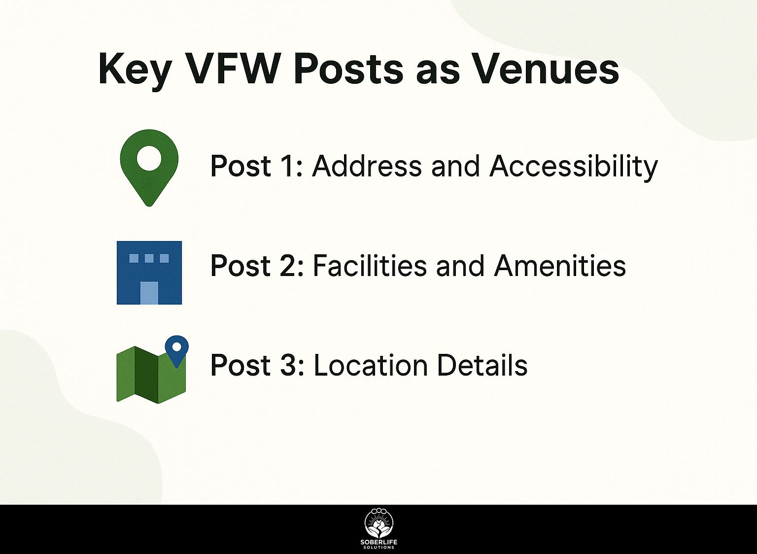 Key VFW Posts as Venues
