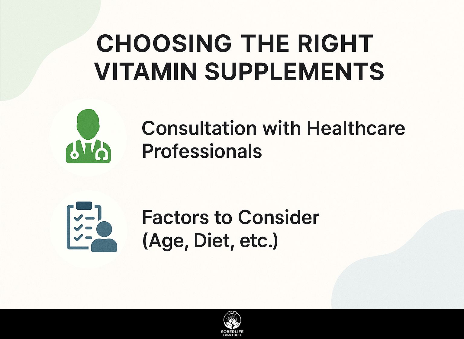 Choosing the Right Vitamin Supplements
