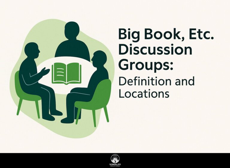 Big Book, Etc. Discussion Groups: Definition and Locations