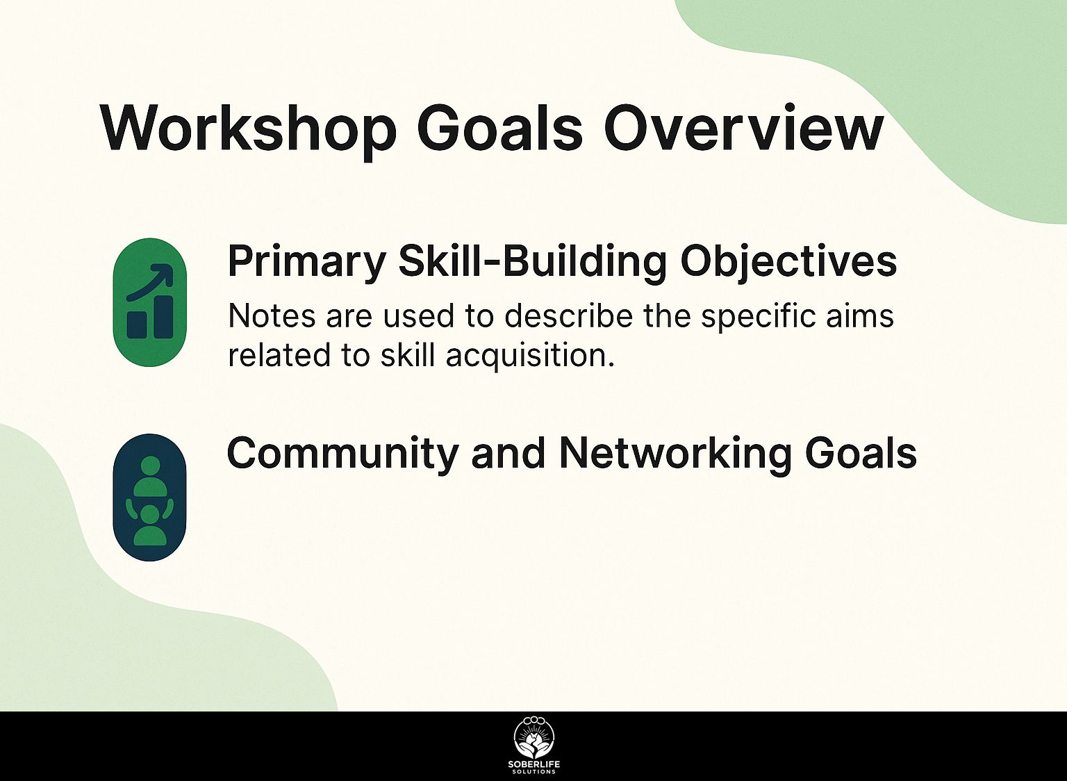Workshop Goals Overview