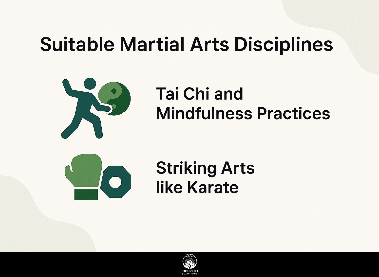 Suitable Martial Arts Disciplines