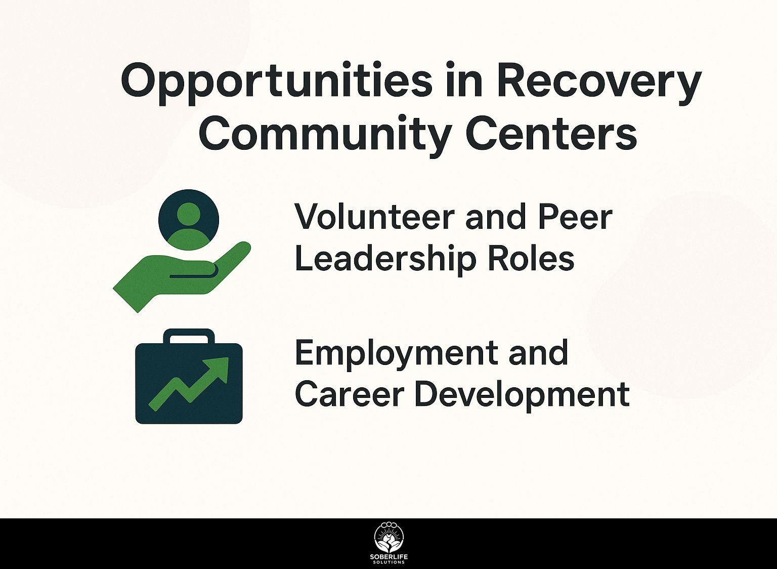 Opportunities in Recovery Community Centers