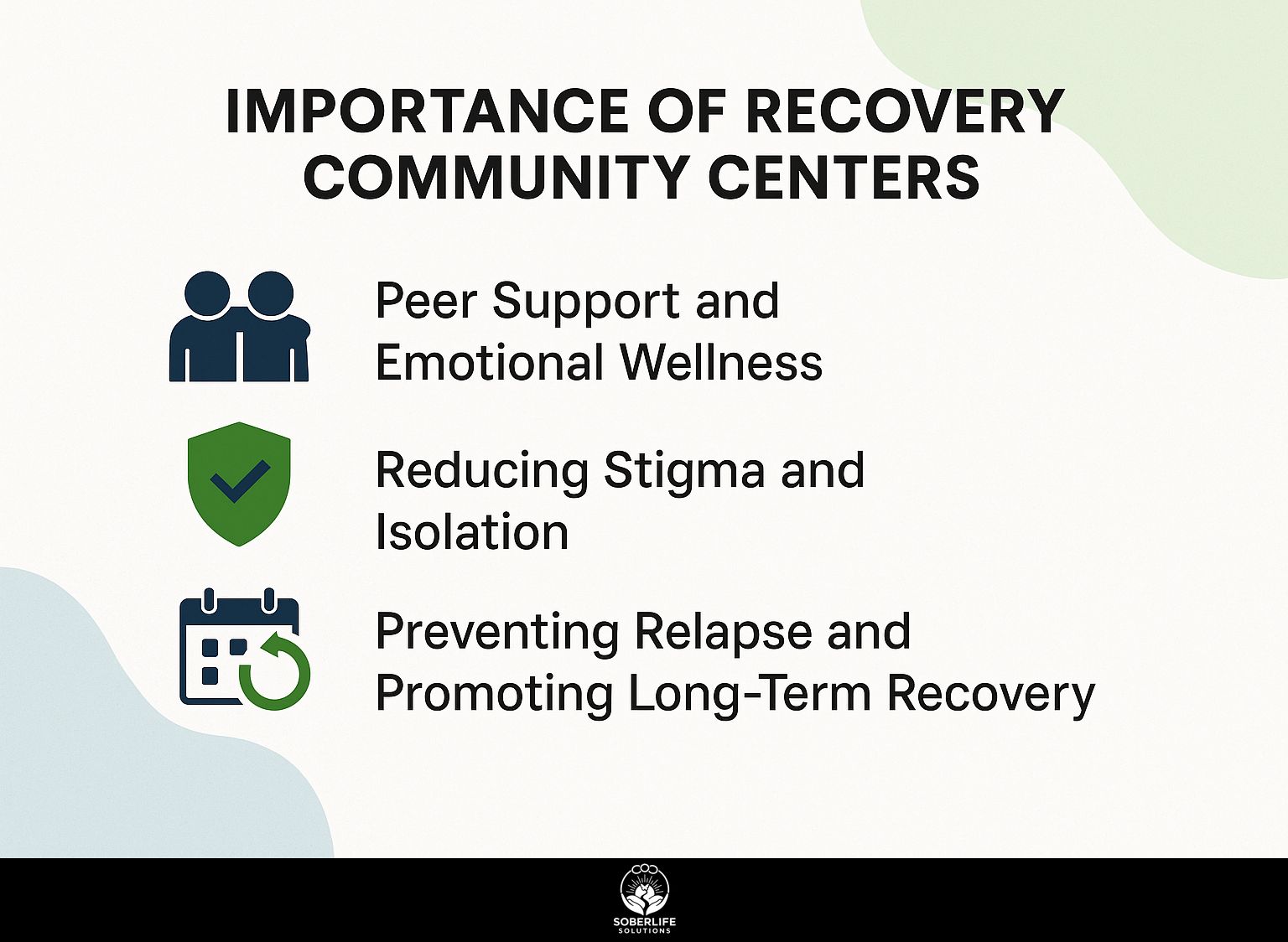 Importance of Recovery Community Centers
