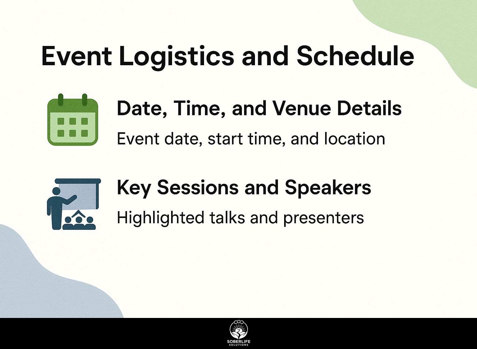 Event Logistics and Schedule