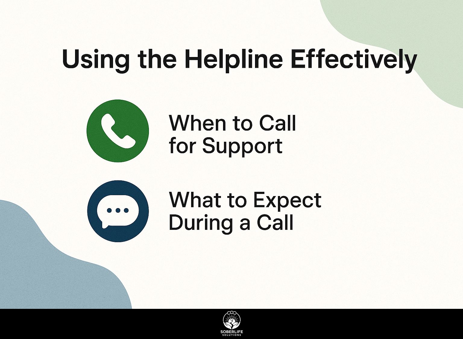 Using the Helpline Effectively
